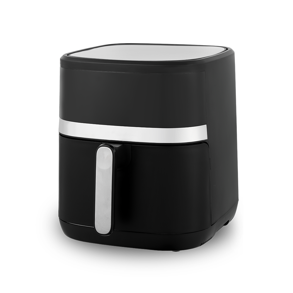 Friteuse à air à écran tactile numérique blanche et noire élégante